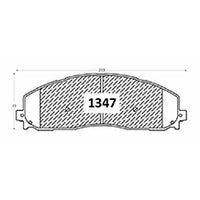 Pastillas GTX Platinum PF-GTX-D-1680 Ford