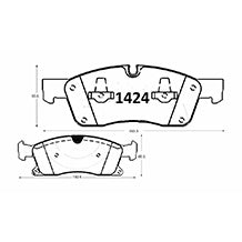 Pastillas GTX Platinum PF-GTX-D-1904 Jeep
