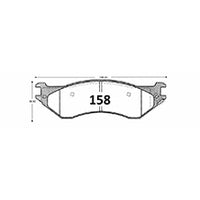 Pastillas GTX Platinum PF-GTX-D-702 Ford