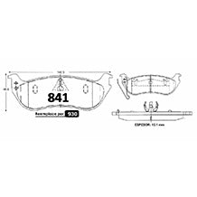 Pastillas GTX Heavy Duty PF-GTXHD-D-1109-S Ford
