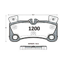 Pastillas GTX Heavy Duty PF-GTXHD-D-1350-S Audi