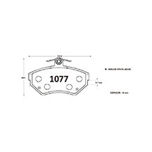 Pastillas GTX Classic PF-PD-413-GTX Audi