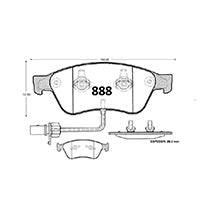Pastillas GTX Classic PF-R-257-GTX Audi