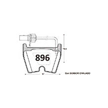 Pastillas GTX Classic PF-R-265-GTX Audi